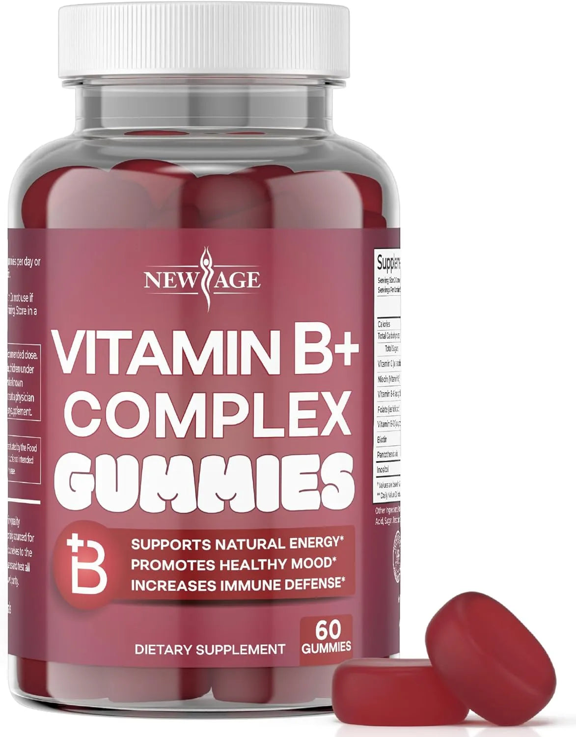 NEW AGE - NEW AGE Vitamin B Complex Gummies 60 Gomitas - The Red Vitamin MX - Suplementos Alimenticios - {{ shop.shopifyCountryName }}