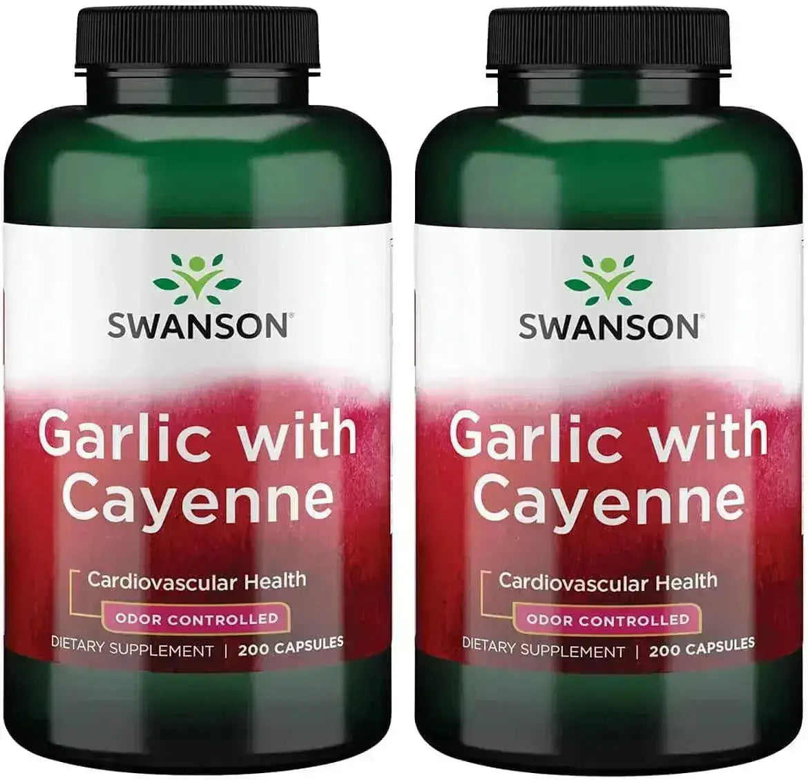 SWANSON - Swanson Garlic with Cayenne 200 Capsulas 2 Pack - The Red Vitamin MX - Suplementos Alimenticios - {{ shop.shopifyCountryName }}