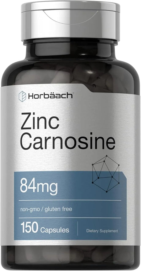 HORBAACH - Horbaach Zinc Carnosine 84Mg. 150 Capsulas - The Red Vitamin MX - Suplementos Alimenticios - {{ shop.shopifyCountryName }}