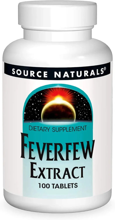 SOURCE NATURALS - Source Naturals Feverfew Extract 100 Tabletas - The Red Vitamin MX - Suplementos Alimenticios - {{ shop.shopifyCountryName }}