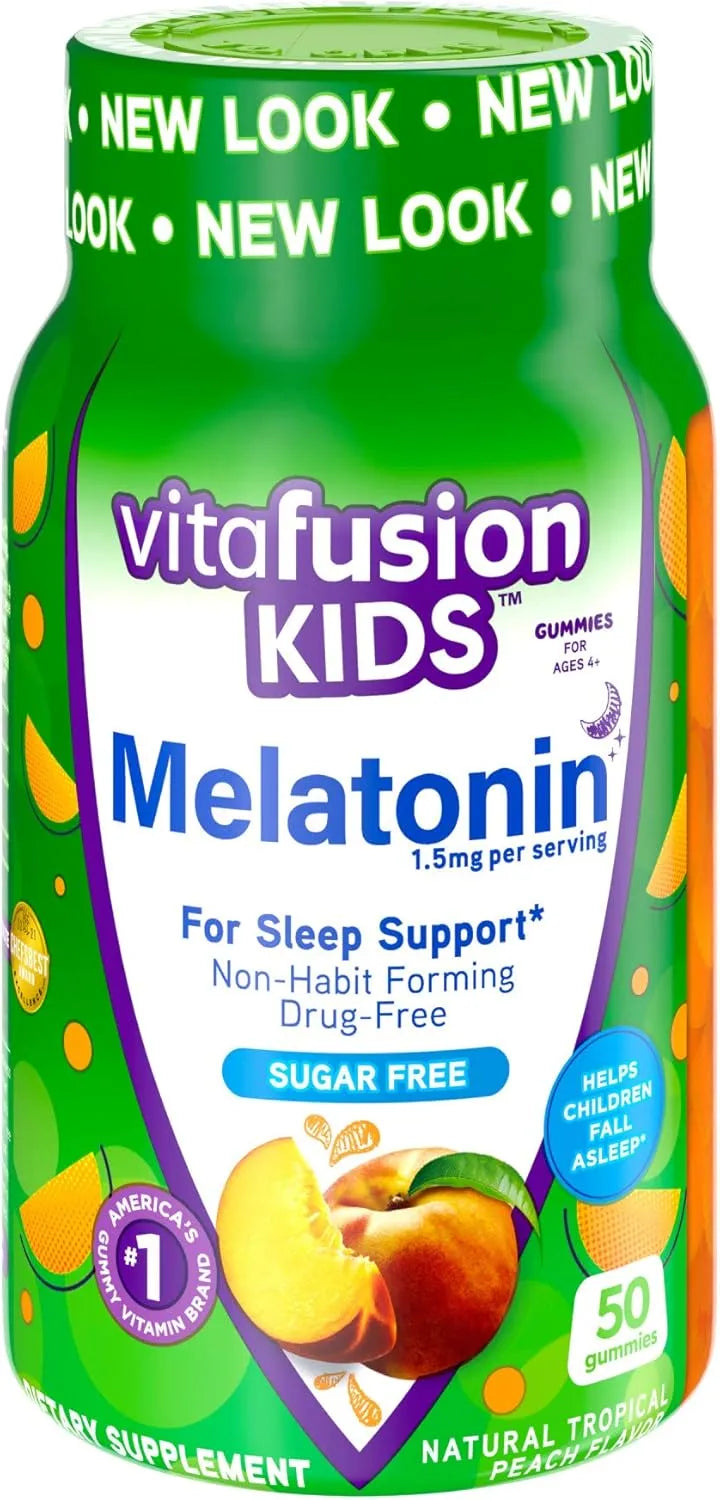 VITAFUSION - Vitafusion Kids Melatonin Gummy Tropical Peach Flavored 50 Gomitas - The Red Vitamin MX - Suplementos Alimenticios - {{ shop.shopifyCountryName }}