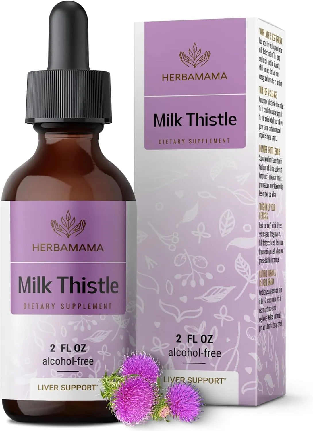 HERBAMAMA - HERBAMAMA Milk Thistle Drops 2 Fl.Oz. - The Red Vitamin MX - Suplementos Alimenticios - {{ shop.shopifyCountryName }}