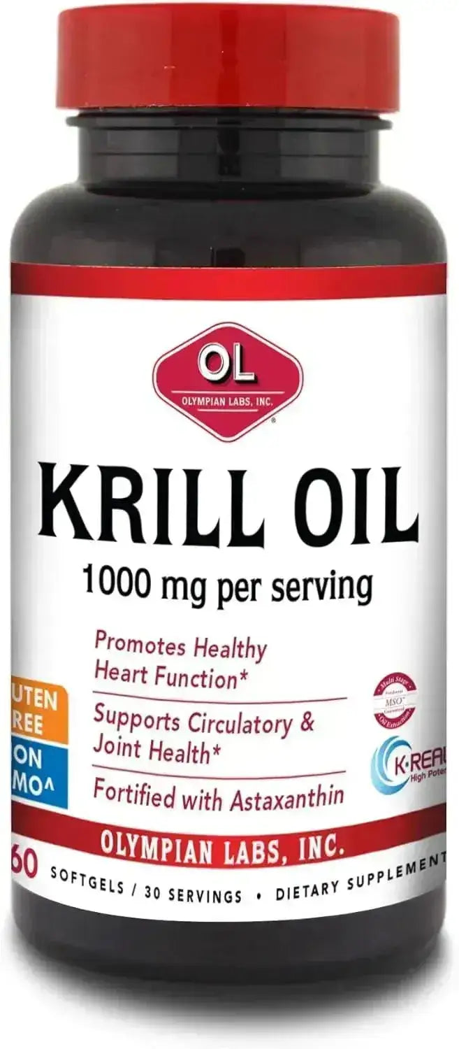 OLYMPIAN LABS - Olympian Labs Antarctic Krill Oil 1000Mg. 60 Capsulas Blandas - The Red Vitamin MX - Suplementos Alimenticios - {{ shop.shopifyCountryName }}