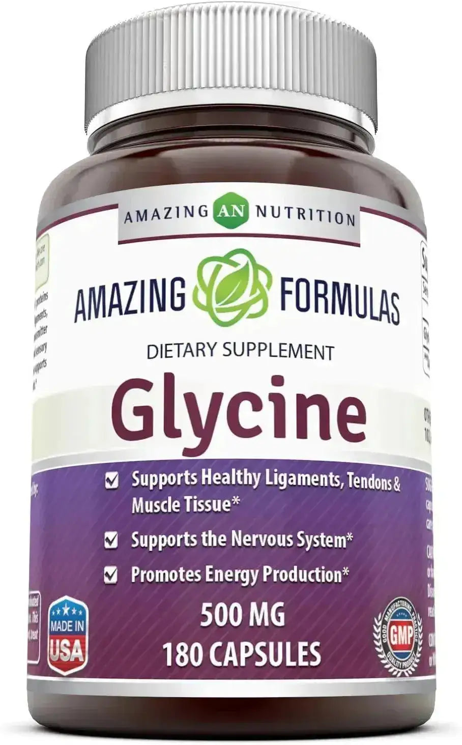 AMAZING FORMULAS - Amazing Formulas Glycine 500Mg. 180 Capsulas - The Red Vitamin MX - Suplementos Alimenticios - {{ shop.shopifyCountryName }}