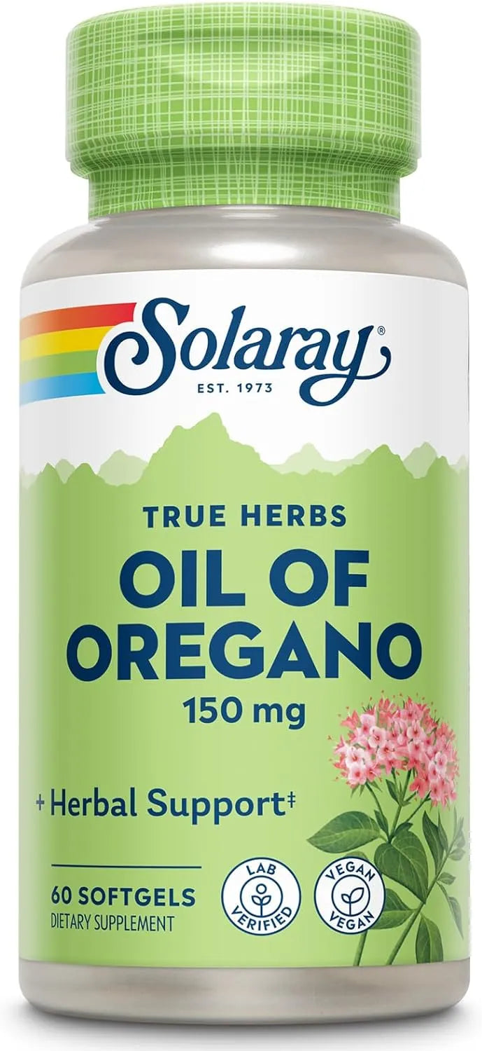 SOLARAY - Solaray Oil of Oregano 150Mg. 60 Capsulas Blandas - The Red Vitamin MX - Suplementos Alimenticios - {{ shop.shopifyCountryName }}