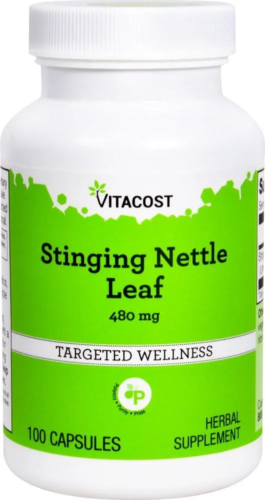 VITACOST - Vitacost Stinging Nettle Leaf 480Mg. 100 Capsulas - The Red Vitamin MX - Suplementos Alimenticios - {{ shop.shopifyCountryName }}
