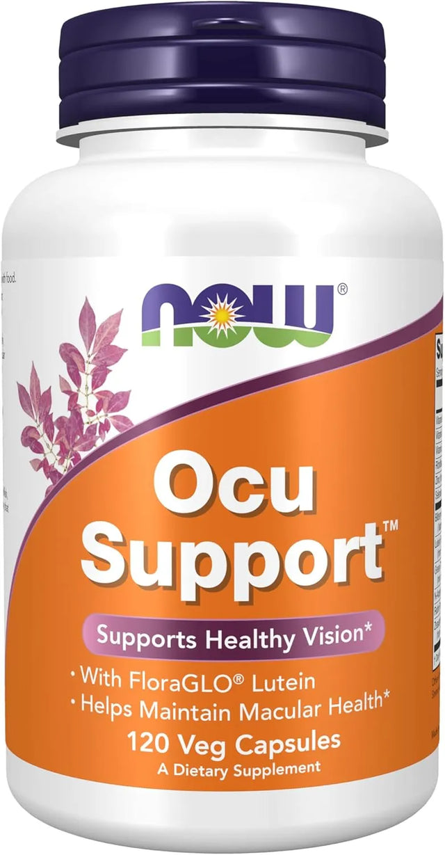 NOW SUPPLEMENTS - NOW Foods Supplements Ocu Support with FloraGLO Lutein 120 Capsulas - The Red Vitamin MX - Suplementos Alimenticios - {{ shop.shopifyCountryName }}