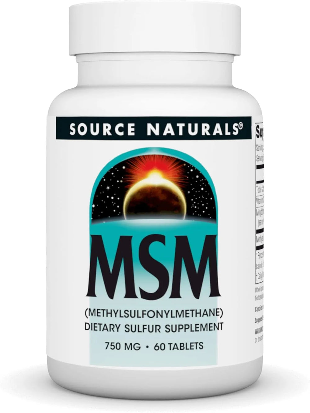 SOURCE NATURALS - Source Naturals MSM 750Mg. 60 Tabletas - The Red Vitamin MX - Suplementos Alimenticios - {{ shop.shopifyCountryName }}