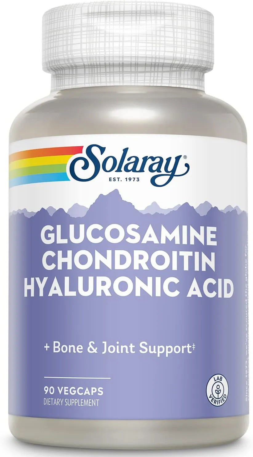 SOLARAY - SOLARAY Glucosamine Chondroitin Hyaluronic Acid 90 Capsulas - The Red Vitamin MX - Suplementos Alimenticios - {{ shop.shopifyCountryName }}