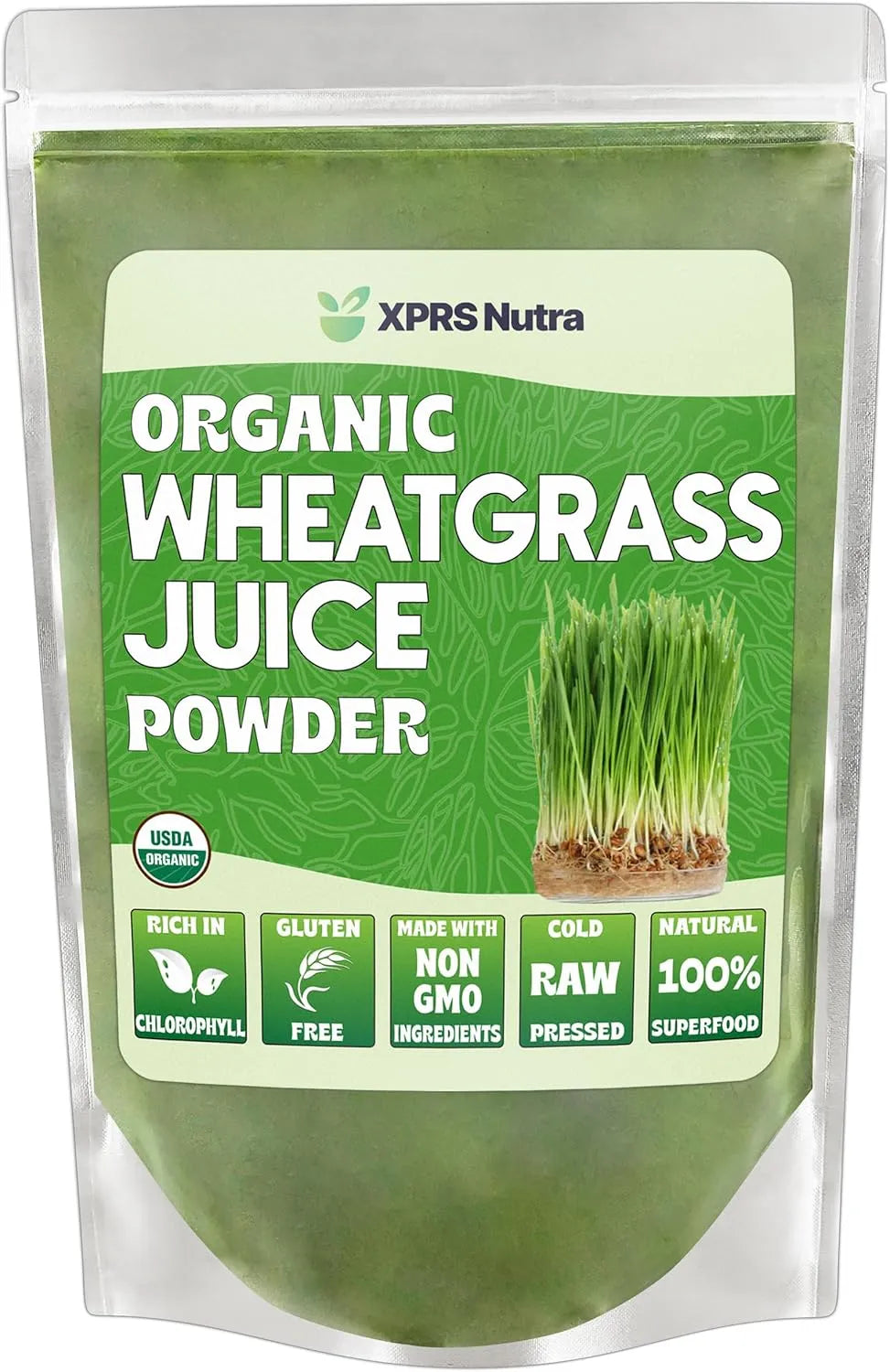 XPRS NUTRA - XPRS Nutra Organic Wheatgrass Juice Powder 8 Oz. - The Red Vitamin MX - Suplementos Alimenticios - {{ shop.shopifyCountryName }}