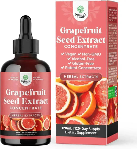 NATURES CRAFT - Natures Craft GSE Grapefruit Seed Extract Liquid 120Ml. - The Red Vitamin MX - Suplementos Alimenticios - {{ shop.shopifyCountryName }}