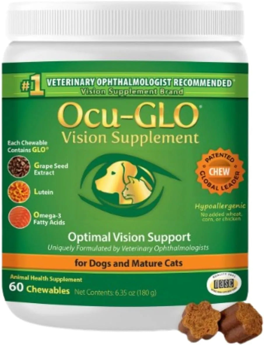 OCU-GLO - Ocu-GLO Cat & Dog Senior Supplement for Eye Support 60 Masticables - The Red Vitamin MX - Cuidado De Los Ojos De Los Perros - {{ shop.shopifyCountryName }}