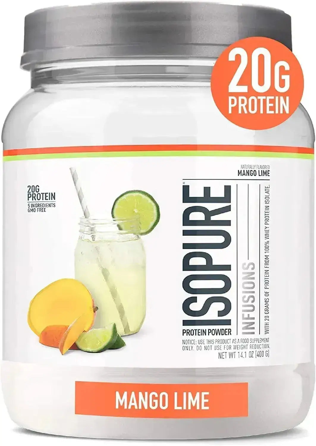 ISOPURE - Isopure Protein Powder Infusions Mango Lime 16 Servicios 400Gr. - The Red Vitamin MX - Suplementos Alimenticios - {{ shop.shopifyCountryName }}
