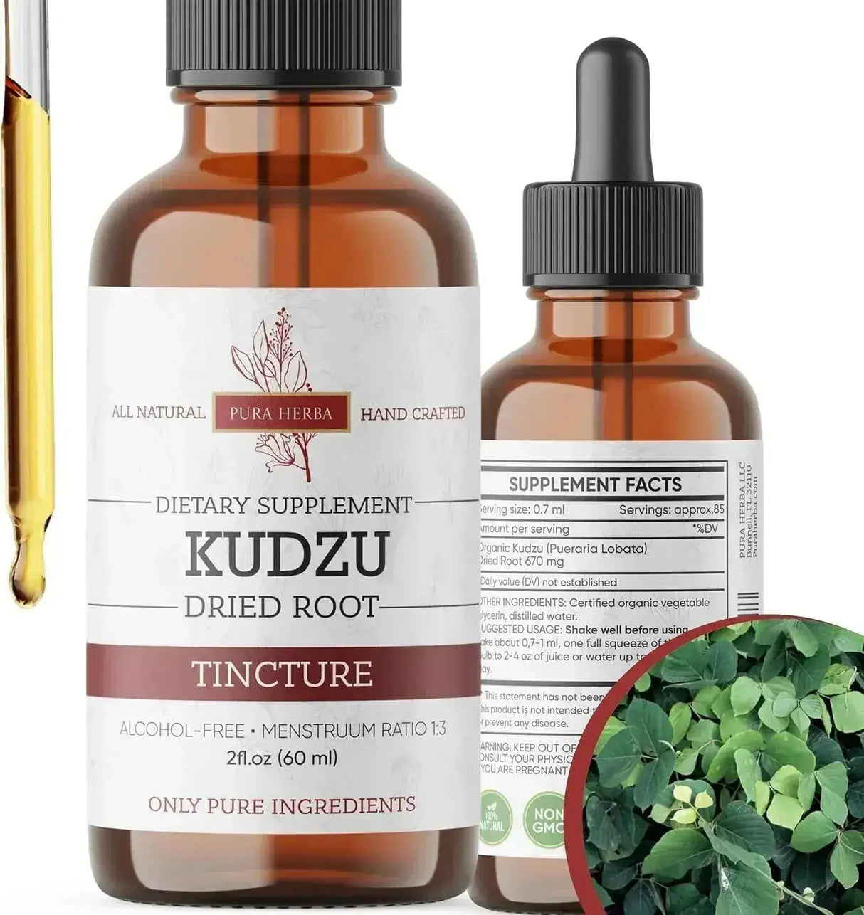 PURA HERBA - Pura Herba Kudzu Root Extract 2 Fl.Oz. - The Red Vitamin MX - Suplementos Alimenticios - {{ shop.shopifyCountryName }}