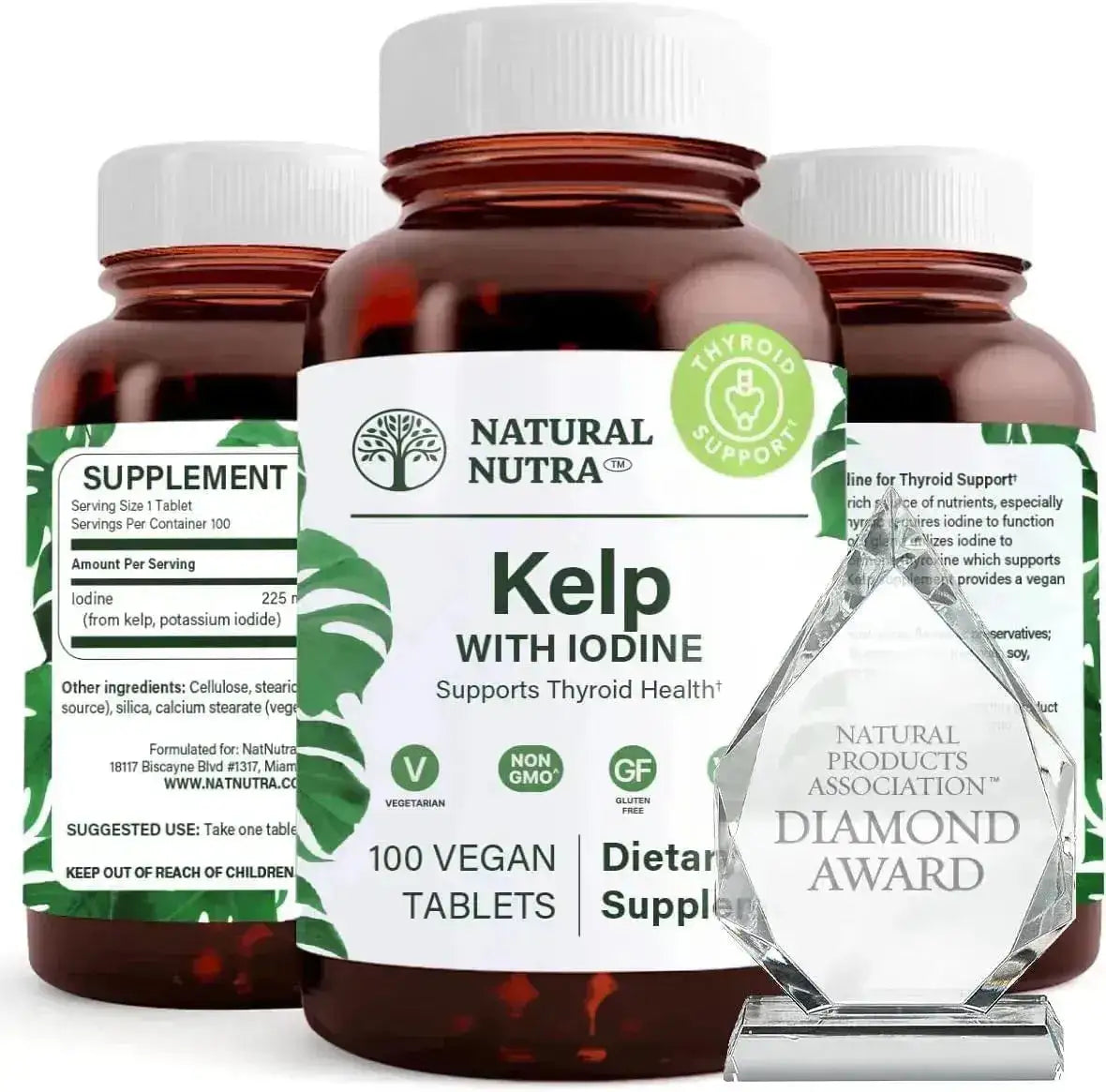 NATURAL NUTRA - Natural Nutra Kelp Iodine 100 Tabletas - The Red Vitamin MX - Suplementos Alimenticios - {{ shop.shopifyCountryName }}