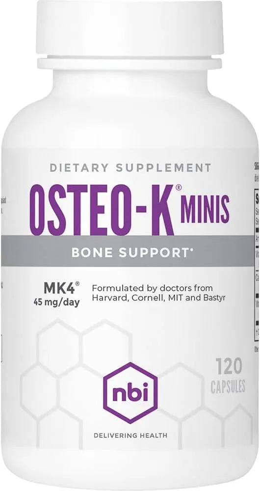 NBI - NBI Osteo-K Bone Support Vitamin D & K Complex 120 Capsulas - The Red Vitamin MX - Suplementos Alimenticios - {{ shop.shopifyCountryName }}