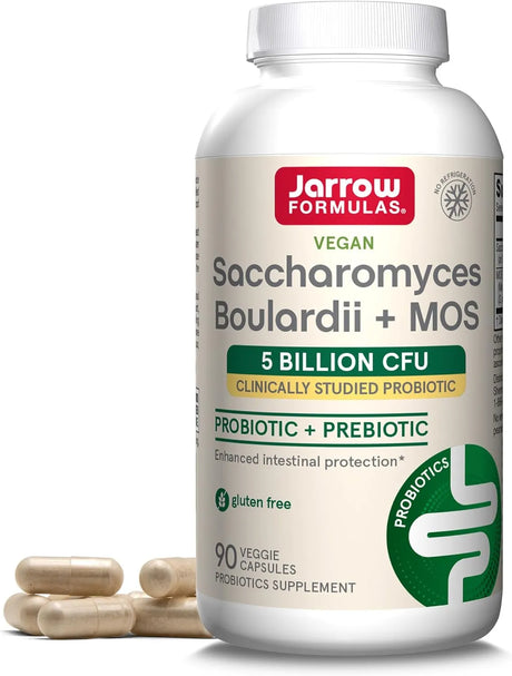 JARROW FORMULAS - Jarrow Formulas Saccharomyces Boulardii Probiotics + MOS 5 Billion CFU 90 Capsulas - The Red Vitamin MX - Suplementos Alimenticios - {{ shop.shopifyCountryName }}