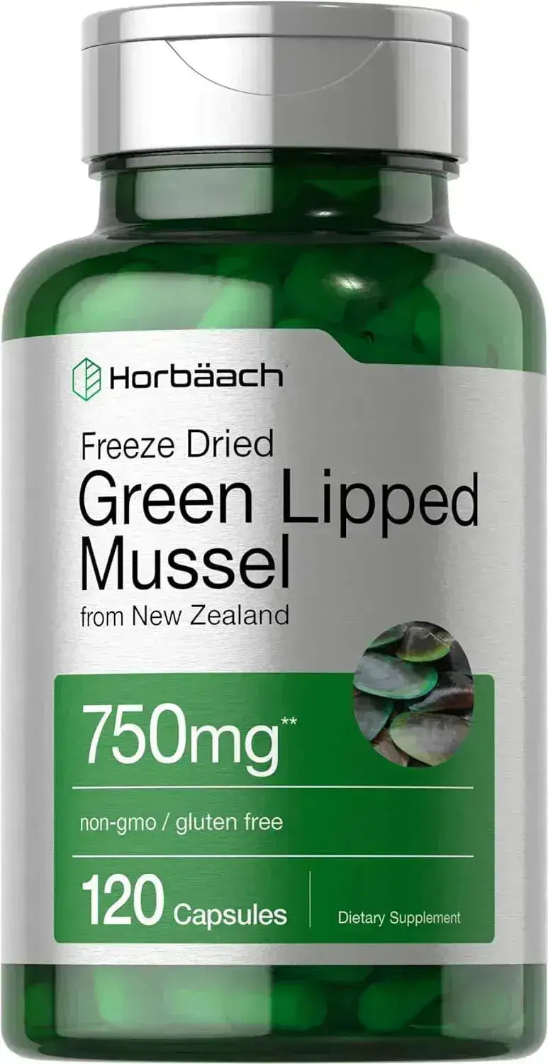 HORBAACH - Horbaach Green Lipped Mussel 750Mg. 120 Capsulas - The Red Vitamin MX - Suplementos Alimenticios - {{ shop.shopifyCountryName }}