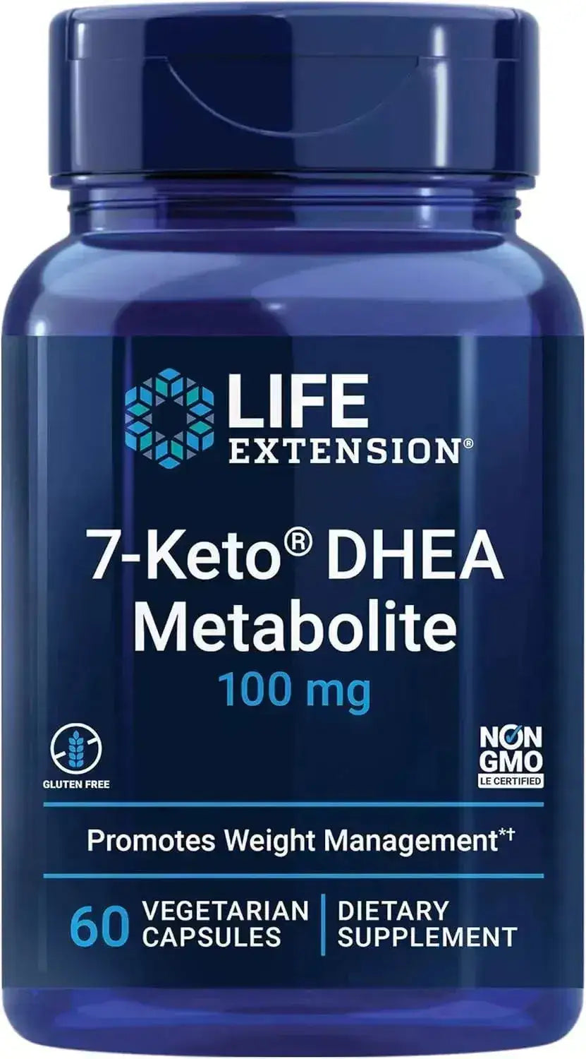 LIFE EXTENSION - Life Extension 7-Keto DHEA Metabolite 100Mg. 60 Capsulas - The Red Vitamin MX - Suplementos Alimenticios - {{ shop.shopifyCountryName }}