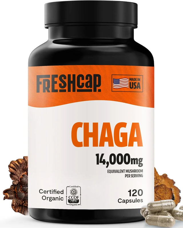 FRESHCAP - FreshCap Chaga Mushrooms 14,000Mg. 120 Capsulas - The Red Vitamin MX - Suplementos Alimenticios - {{ shop.shopifyCountryName }}