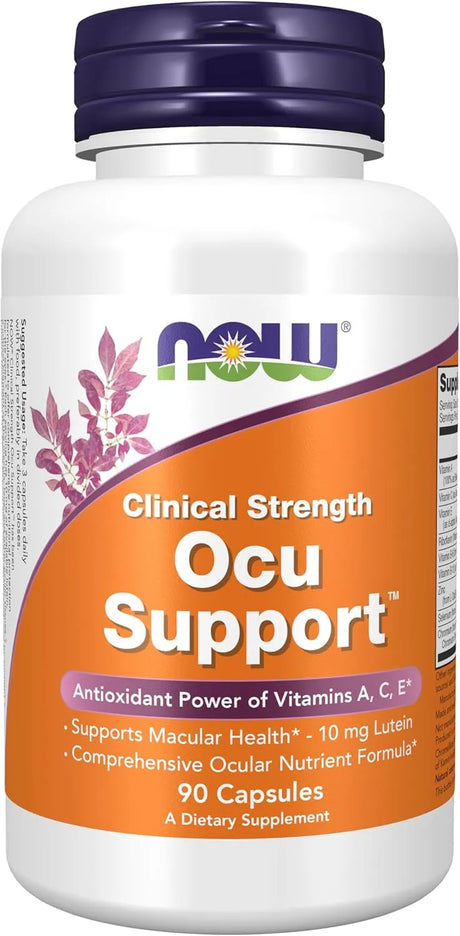 NOW SUPPLEMENTS - NOW Foods Supplements Ocu Support with FloraGLO Lutein 90 Capsulas - The Red Vitamin MX - Suplementos Alimenticios - {{ shop.shopifyCountryName }}