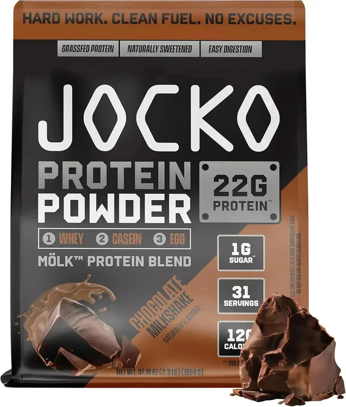 JOCKO FUEL - Jocko Mölk Whey Protein Powder Sugar Free 31 Servicios Chocolate 1054Gr. - The Red Vitamin MX - Suplementos Alimenticios - {{ shop.shopifyCountryName }}