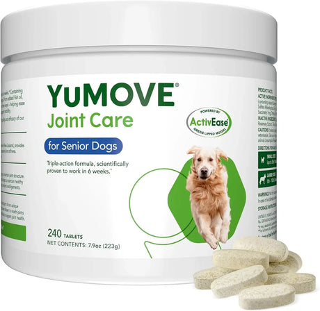 YUMOVE - YuMOVE Hip and Joint Supplement for Senior Dogs 240 Tabletas - The Red Vitamin MX - Cuidado De Cadera Y Articulaciones Para Perros - {{ shop.shopifyCountryName }}