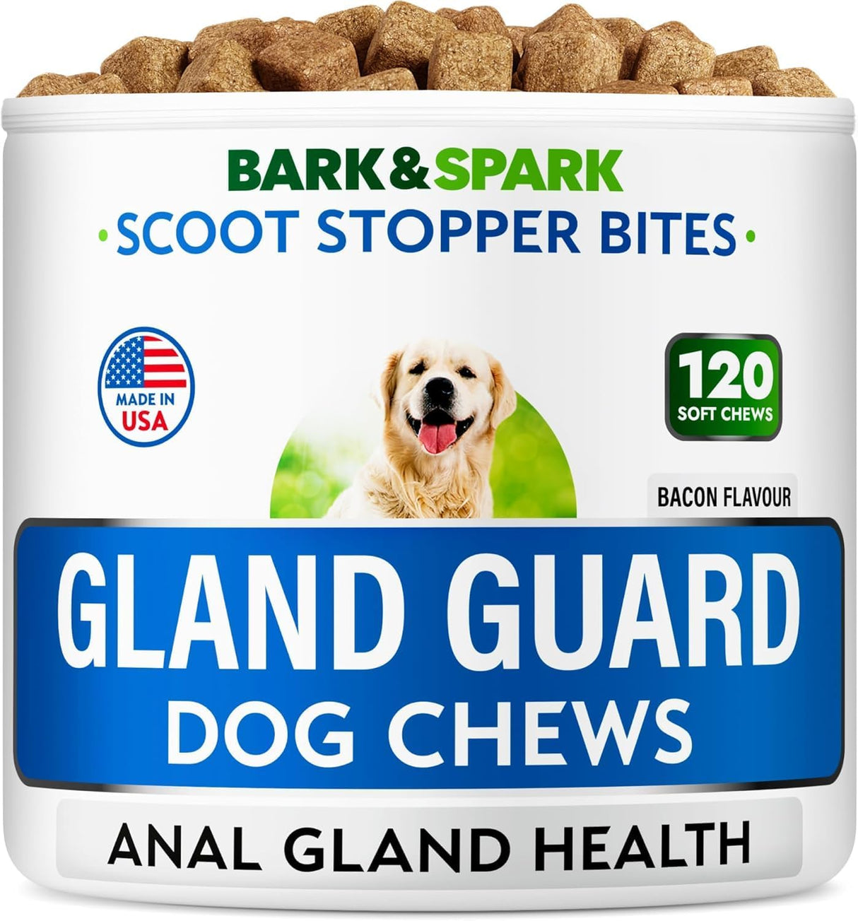 BARK&SPARK Gland Guard 120 Masticables