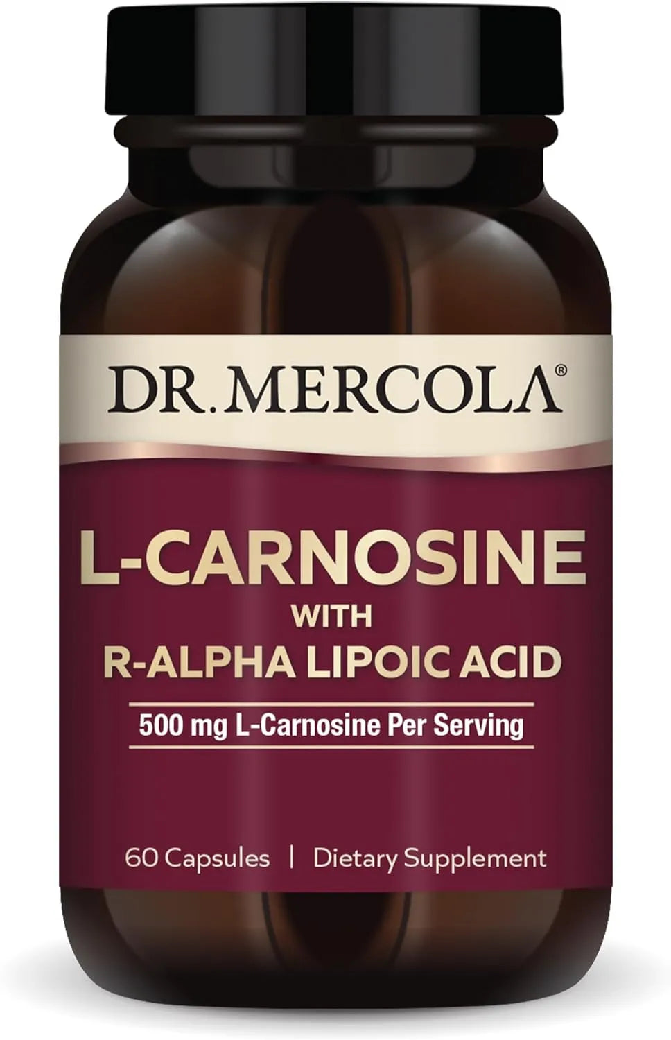 DR MERCOLA - Dr. Mercola L-Carnosine with R-ALA 500Mg. 60 Capsulas - The Red Vitamin MX - Suplementos Alimenticios - {{ shop.shopifyCountryName }}