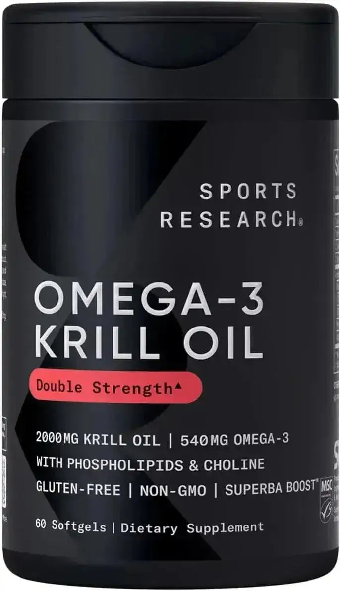 SPORTS RESEARCH - Sports Research Antarctic Krill Oil 2000Mg. 60 Capsulas Blandas - The Red Vitamin MX - Suplementos Alimenticios - {{ shop.shopifyCountryName }}