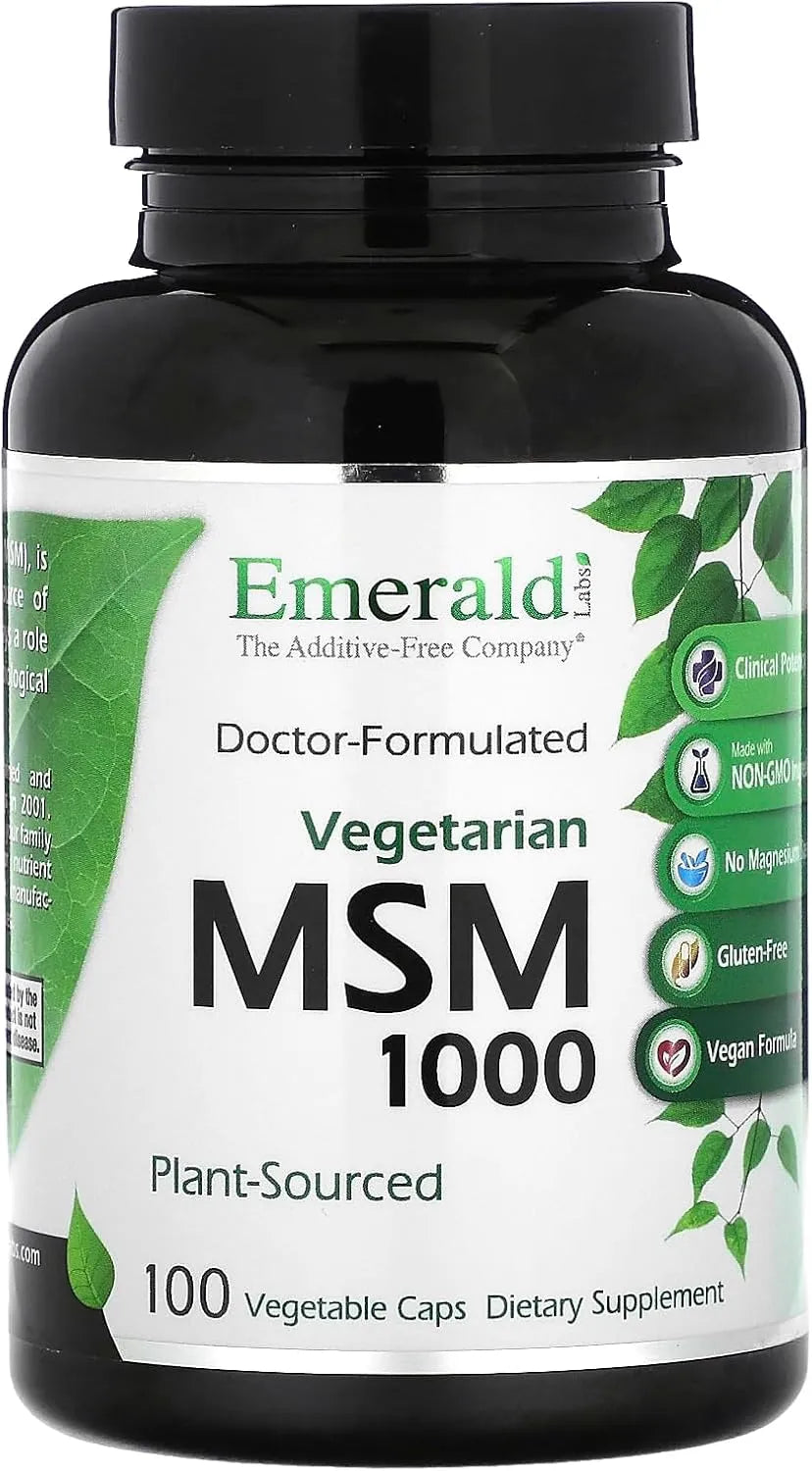 EMERALD LABS - Emerald Labs MSM 1000Mg. 100 Capsulas - The Red Vitamin MX - Suplementos Alimenticios - {{ shop.shopifyCountryName }}