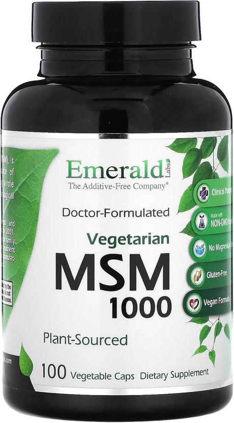EMERALD LABS - Emerald Labs MSM 1000Mg. 100 Capsulas - The Red Vitamin MX - Suplementos Alimenticios - {{ shop.shopifyCountryName }}
