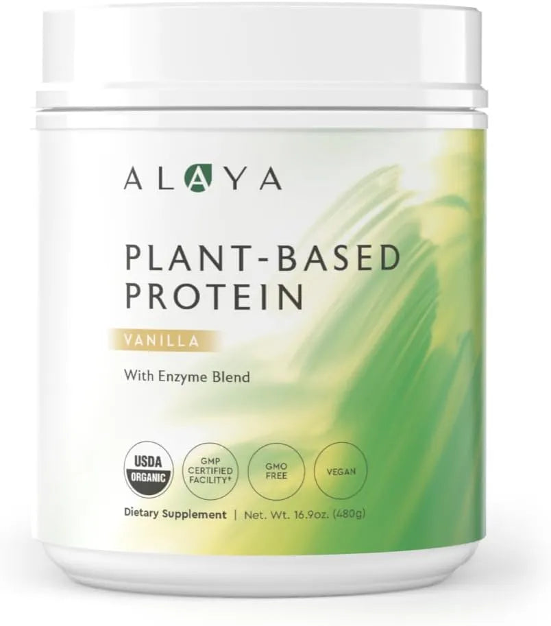 ALAYA NATURALS - Alaya Naturals Organic Plant Based Protein Powder Vanilla 480Gr. - The Red Vitamin MX - Suplementos Alimenticios - {{ shop.shopifyCountryName }}