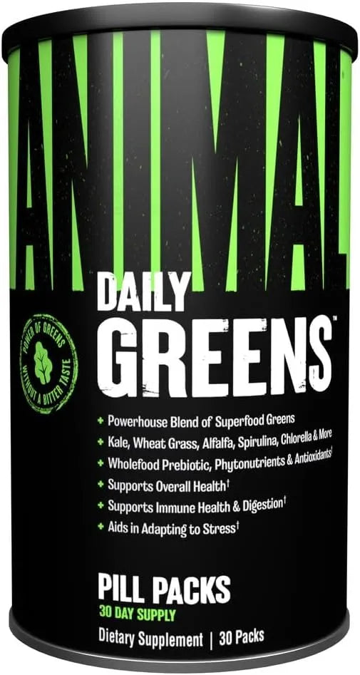 ANIMAL - Animal Daily Greens Pill Packs 30 Paquetes - The Red Vitamin MX - Suplementos Alimenticios - {{ shop.shopifyCountryName }}