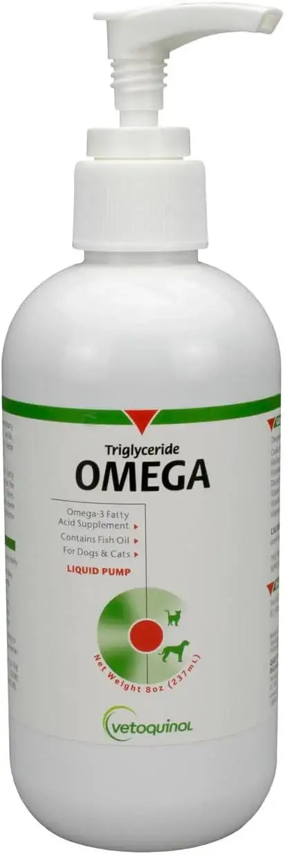 VETOQUINOL - Vetoquinol Triglyceride Liquid Omega 3 for Dogs and Cats 8 Fl.Oz. - The Red Vitamin MX - Aceite De Pescado Para Perros - {{ shop.shopifyCountryName }}