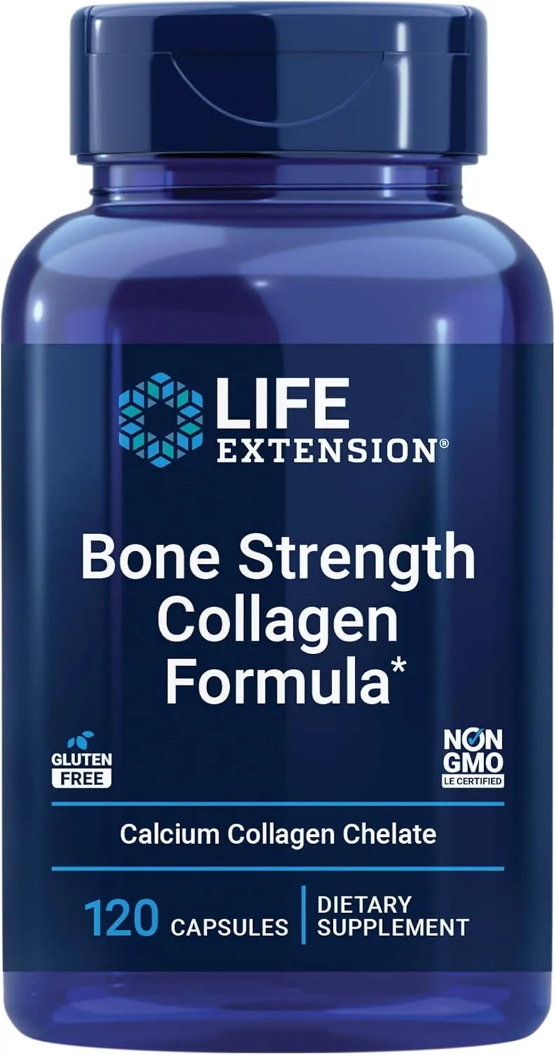LIFE EXTENSION - Life Extension Bone Strength Collagen Formula 120 Capsulas - The Red Vitamin MX - Suplementos Alimenticios - {{ shop.shopifyCountryName }}