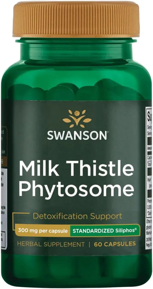 SWANSON - Swanson Milk Thistle Phytosome 300Mg. 60 Capsulas - The Red Vitamin MX - Suplementos Alimenticios - {{ shop.shopifyCountryName }}