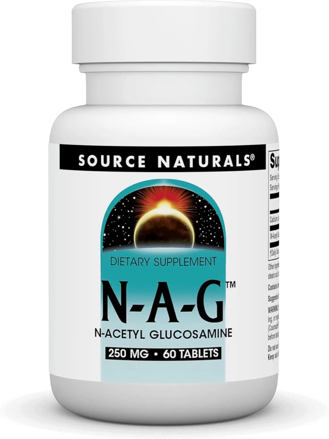 SOURCE NATURALS - Source Naturals N-A-G, N-Acetyl Glucosamine 250Mg. 60 Tabletas - The Red Vitamin MX - Suplementos Alimenticios - {{ shop.shopifyCountryName }}