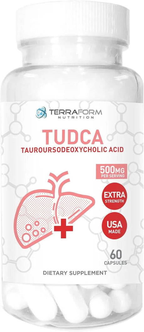 TERRAFORM NUTRITION - TerraForm Nutrition Pure TUDCA 500Mg. 60 Capsulas - The Red Vitamin MX - Suplementos Alimenticios - {{ shop.shopifyCountryName }}