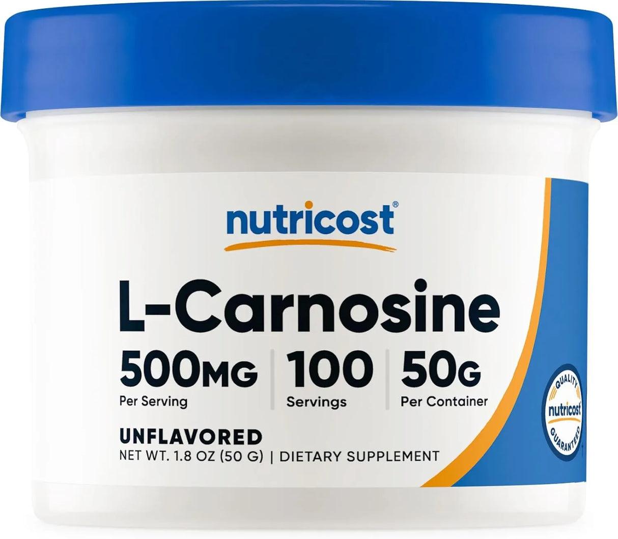 NUTRICOST - Nutricost L-Carnosine Powder 100 Servicios 50Gr. - The Red Vitamin MX - Suplementos Alimenticios - {{ shop.shopifyCountryName }}