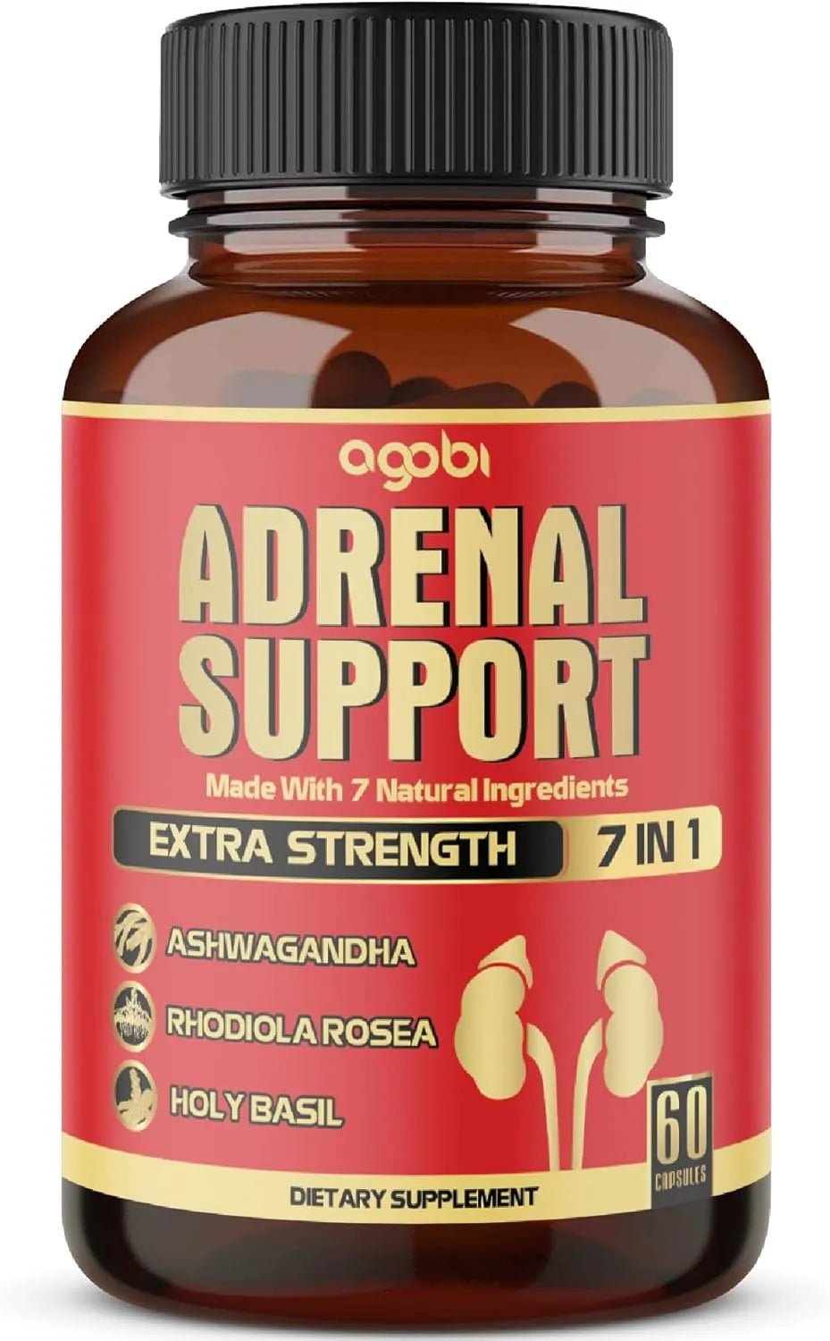 AGOBI - agobi 7in1 Adrenal Support 60 Capsulas - The Red Vitamin MX - Suplementos Alimenticios - {{ shop.shopifyCountryName }}
