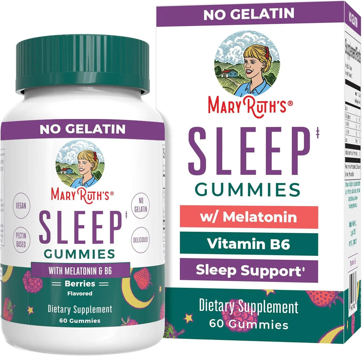 MARY RUTH ORGANICS - MaryRuth's Melatonin Gummies 5Mg. 60 Gomitas - The Red Vitamin MX - Suplementos Alimenticios - {{ shop.shopifyCountryName }}