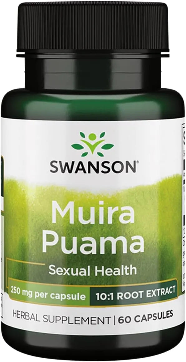 SWANSON - Swanson Muira Puama 250Mg. 60 Capsulas - The Red Vitamin MX - Suplementos Alimenticios - {{ shop.shopifyCountryName }}