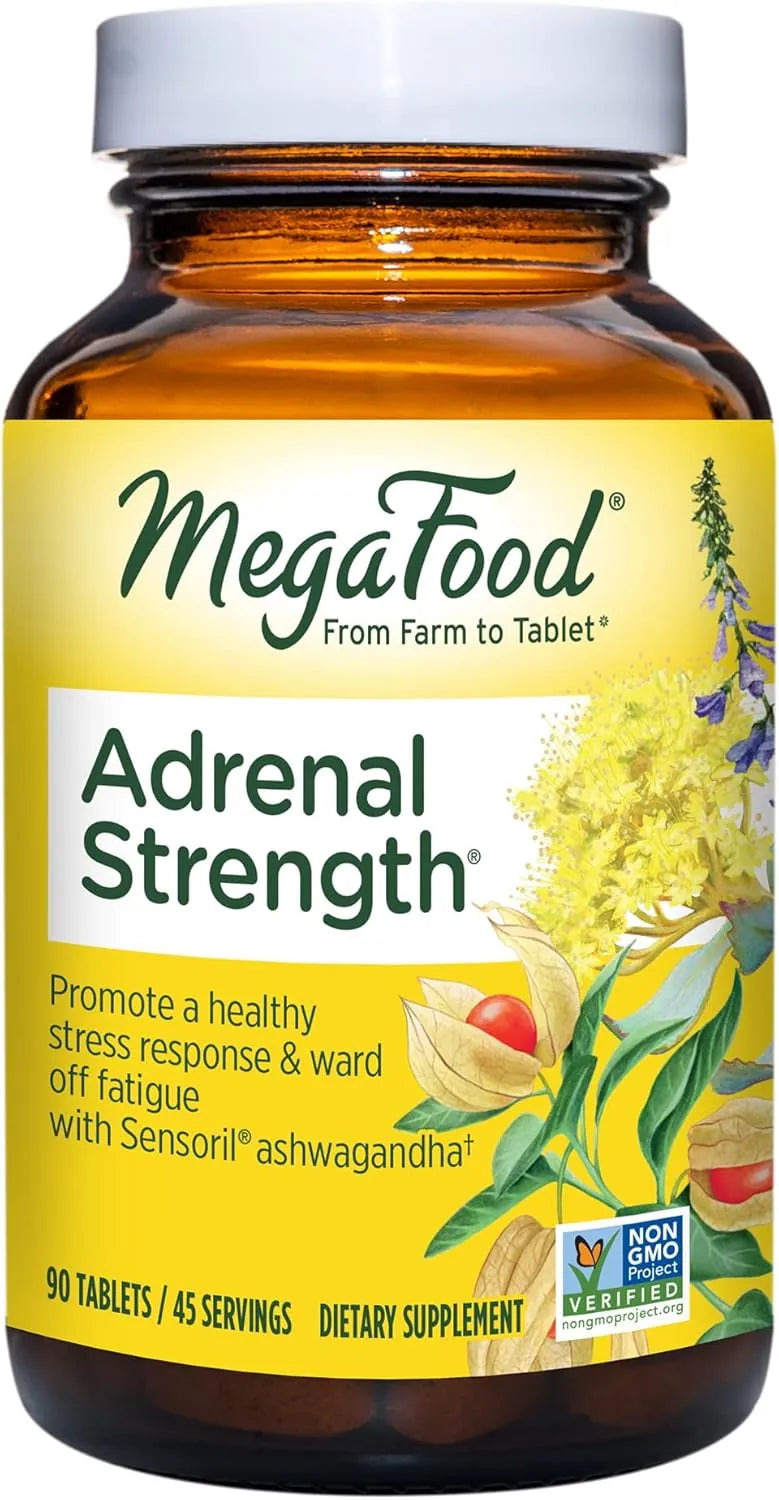 MEGAFOOD - MegaFood Adrenal Strength 90 Tabletas - The Red Vitamin MX - Suplementos Alimenticios - {{ shop.shopifyCountryName }}