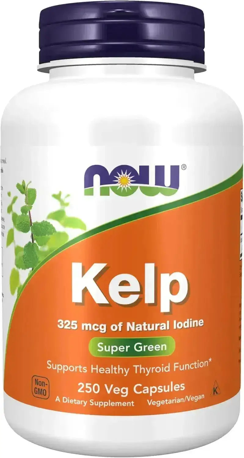 NOW SUPPLEMENTS - NOW Supplements Kelp 325mcg 250 Capsulas - The Red Vitamin MX - Suplementos Alimenticios - {{ shop.shopifyCountryName }}