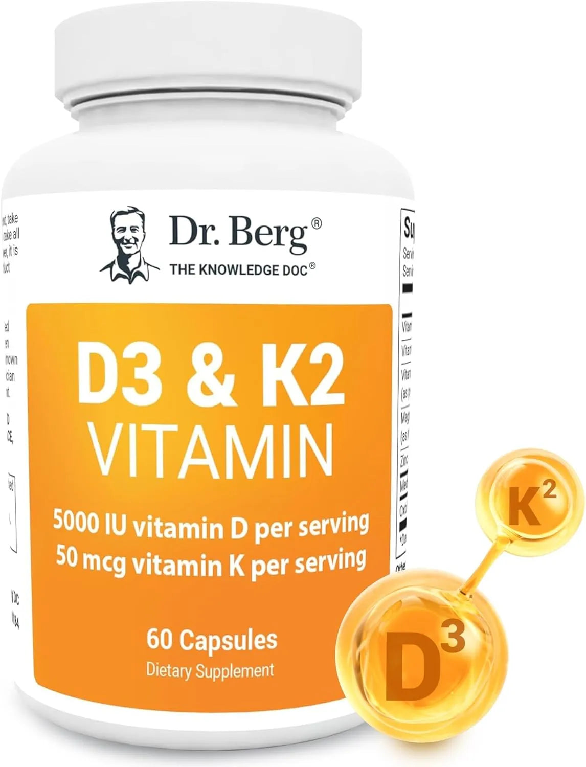 DR. BERG - Dr. Berg D3 K2 Vitamin 60 Capsulas - The Red Vitamin MX - Suplementos Alimenticios - {{ shop.shopifyCountryName }}