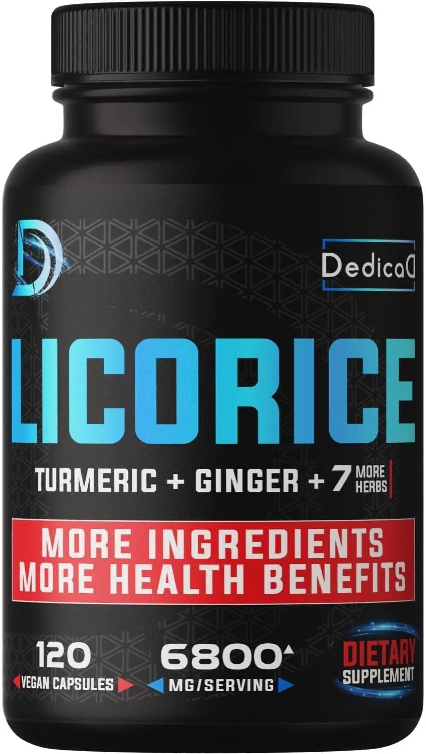 DEDICAD - DEDICAD Licorice Root 120 Capsulas - The Red Vitamin MX - Suplementos Alimenticios - {{ shop.shopifyCountryName }}