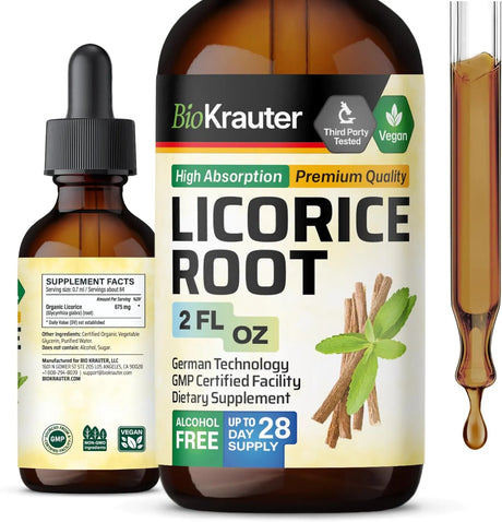 BIOKRAUTER - BIO KRAUTER Licorice Root Tincture 2 Fl.Oz. - The Red Vitamin MX - Suplementos Alimenticios - {{ shop.shopifyCountryName }}