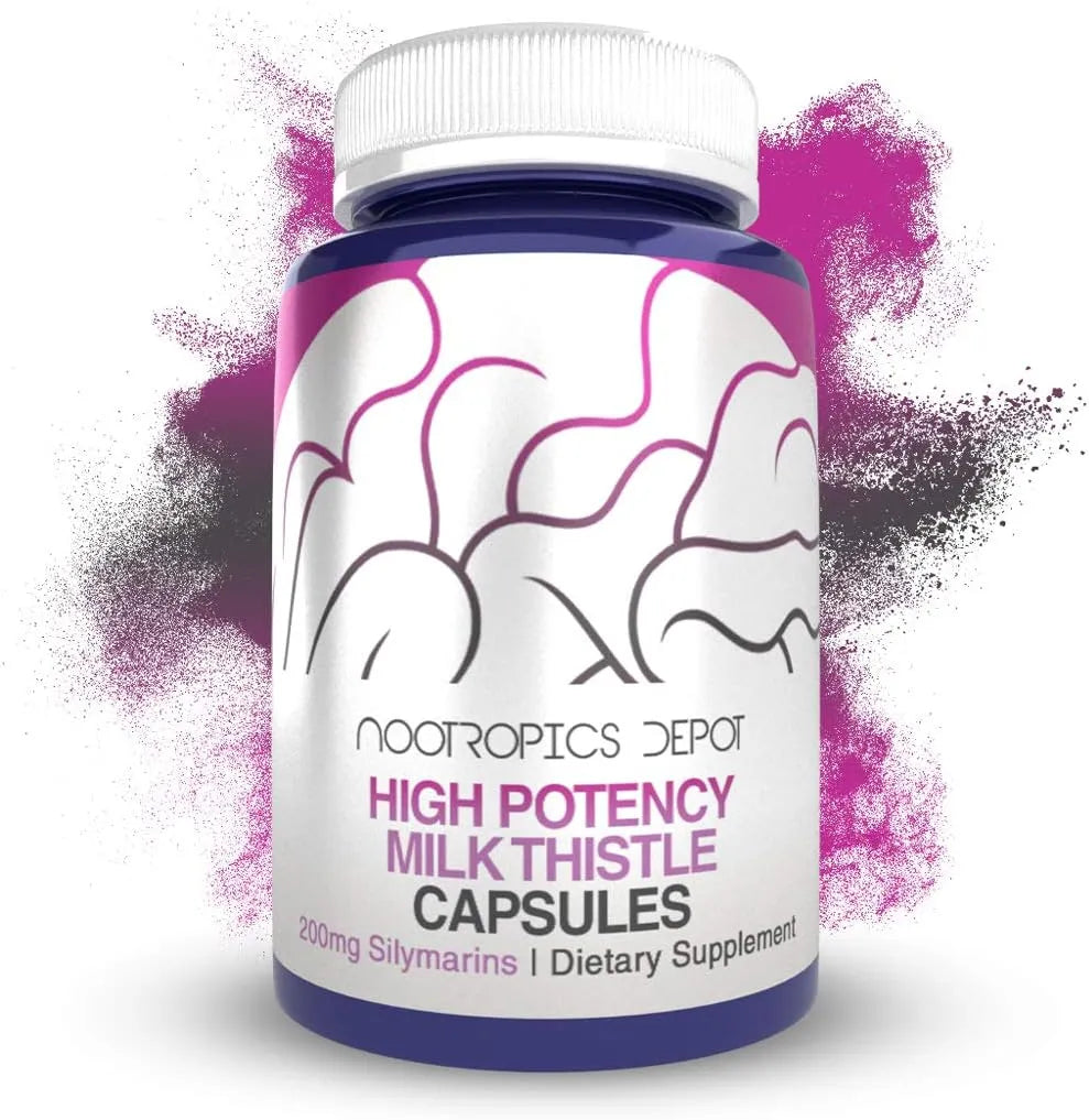NOOTROPICS DEPOT - Nootropics Depot High Potency Milk Thistle Extract 200Mg. 120 Capsulas - The Red Vitamin MX - Suplementos Alimenticios - {{ shop.shopifyCountryName }}