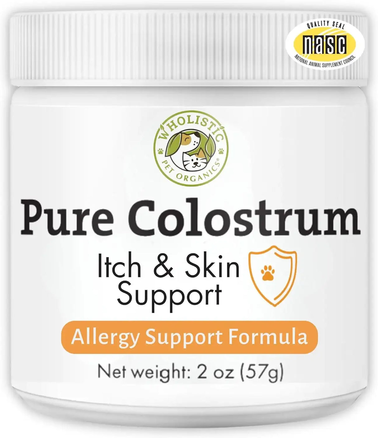 WHOLISTIC PET ORGANICS - Wholistic Pet Organics Pure Colostrum Dog Allergy Relief & Itchy Skin Treatment 57Gr. - The Red Vitamin MX - Remedios Para La Picazón De Perros - {{ shop.shopifyCountryName }}